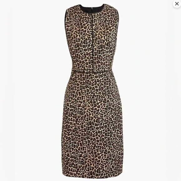 J. Crew Dresses & Skirts - J. Crew Leopard Print Sheath Dress